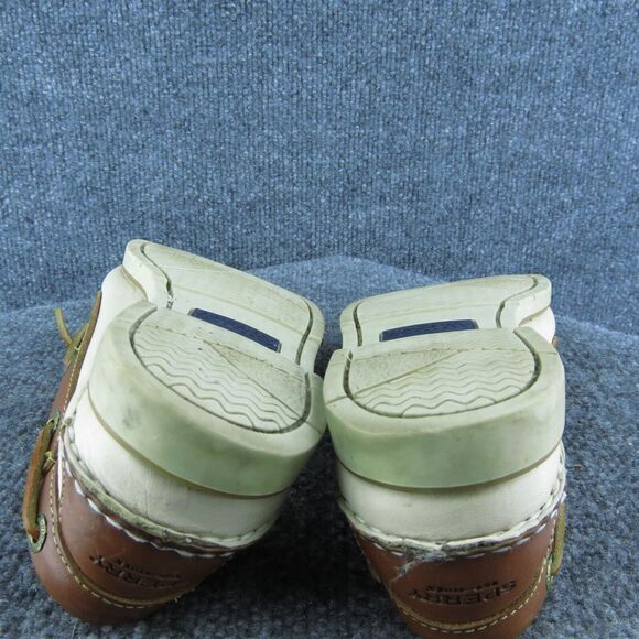SPERRY Women Boat Shoe Brown Leather Lace Up Size 8.5 Medium - Picture 9 of 10